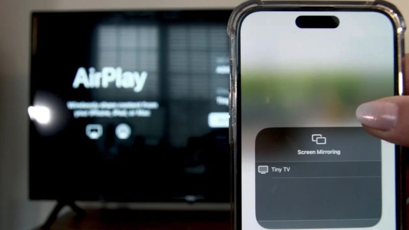 kết nối bằng airplay
