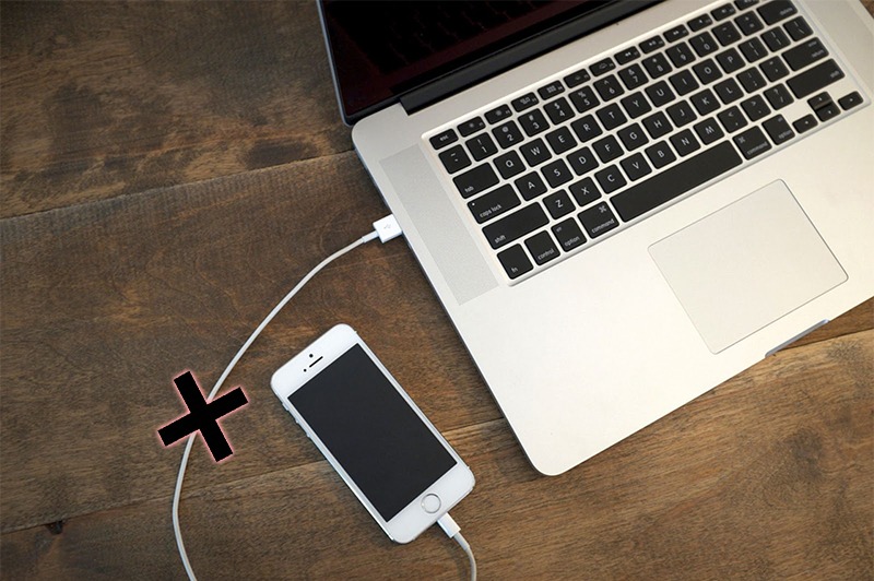 Cách kết nối iPhone với laptop