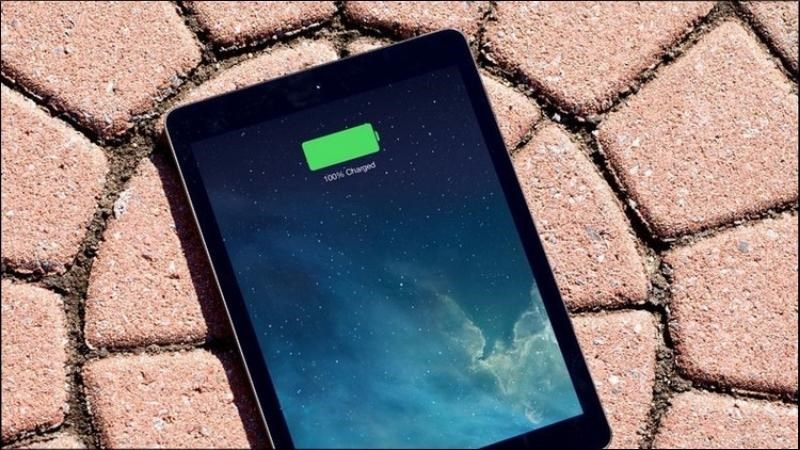Cách kiểm tra pin iPad