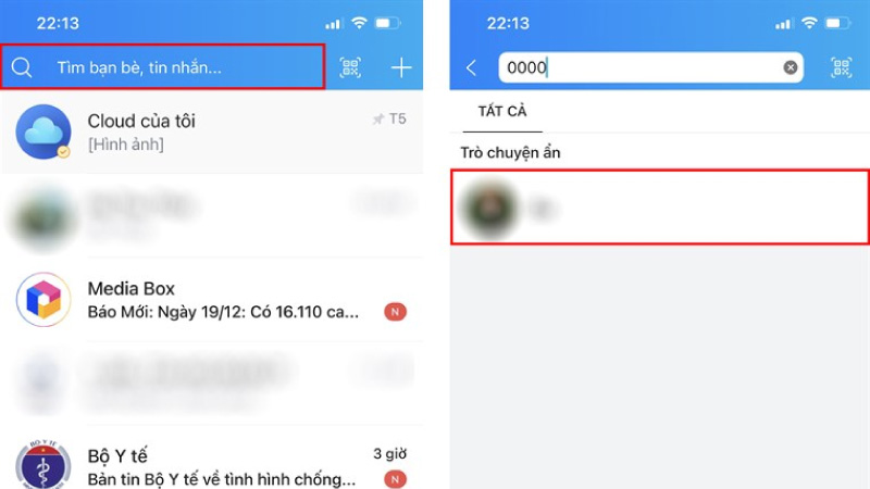 cách kiểm tra tin nhắn Zalo bị ẩn