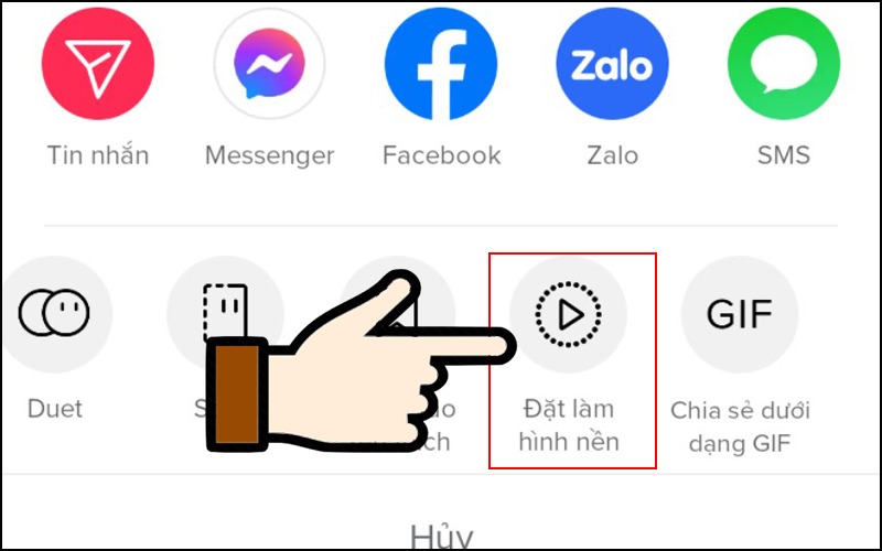 cách lấy video tiktok làm hình nền có nhạc