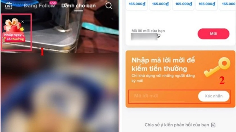 Cách nhập mã lời mời TikTok trên điện thoại 4