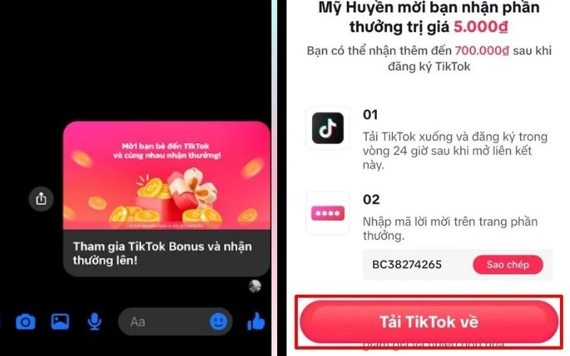 Cách nhập mã lời mời TikTok trên điện thoại 3