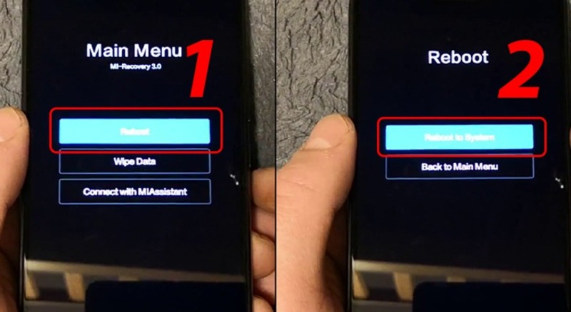 cách reset máy redmi