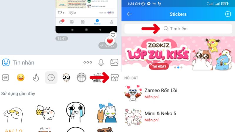 cách tạo sticker trên zalo