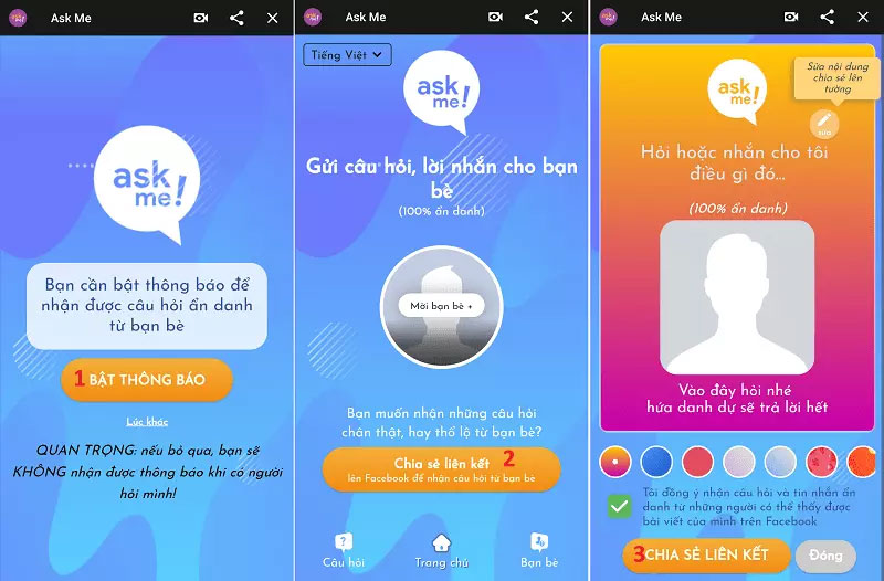 cách trả lời câu hỏi trên story Facebook