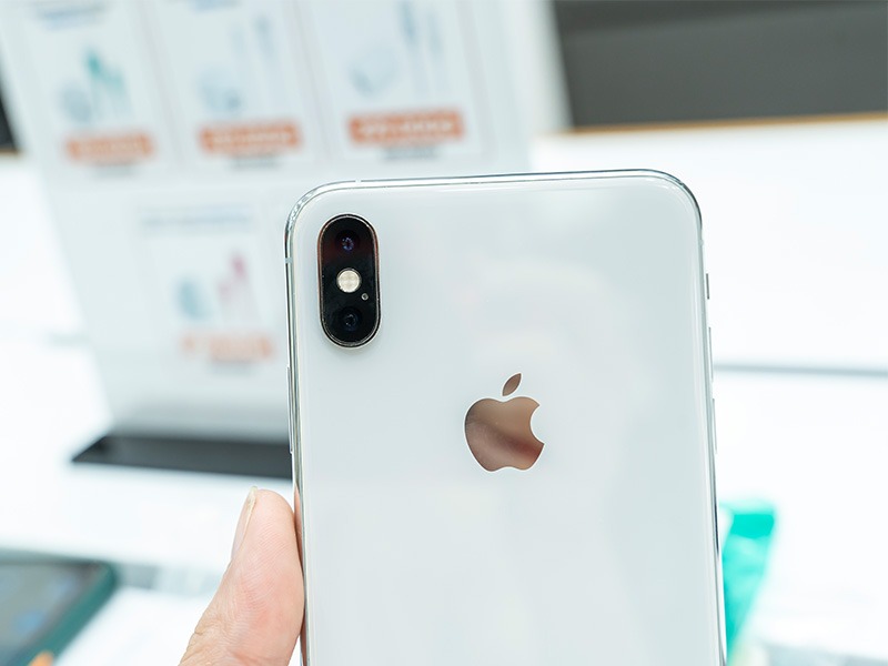 camera iphone xs max màu trắng