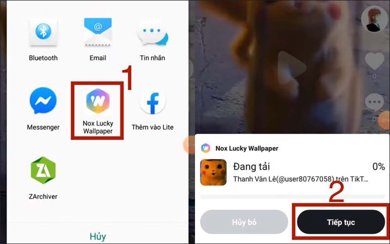 cách lấy video tiktok làm hình nền có nhạc
