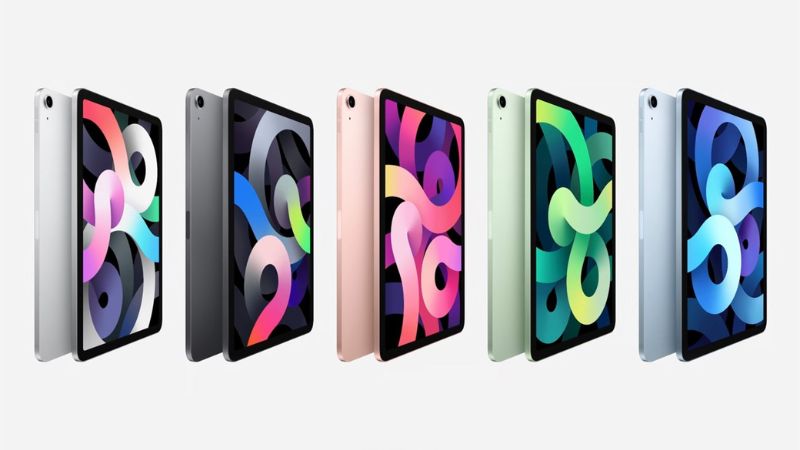 màu sắc và trải nghiệm ipad air 4 và ipad pro 2020