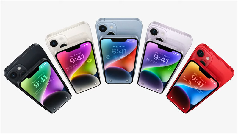 iPhone 14 và 15 nhiều màu giống nhau