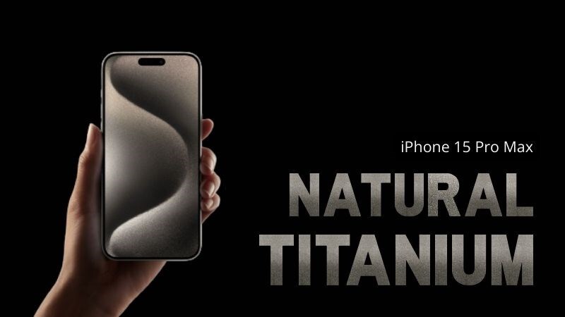 iPhone 15 Pro Max màu titan tự nhiên