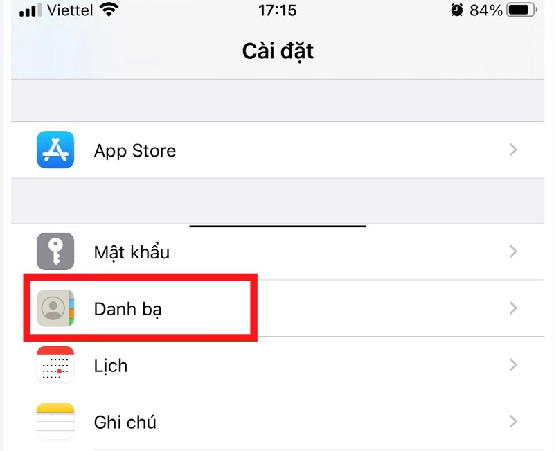 Lấy danh bạ bị mất iPhone bằng Gmail