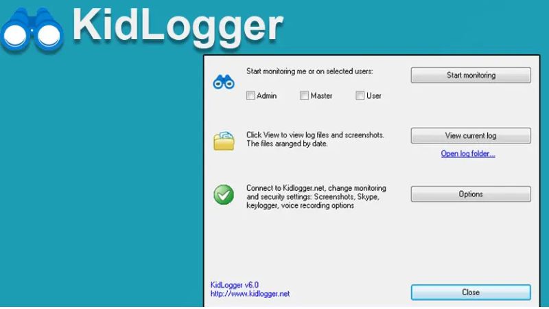 phần mềm theo dõi kidlogger
