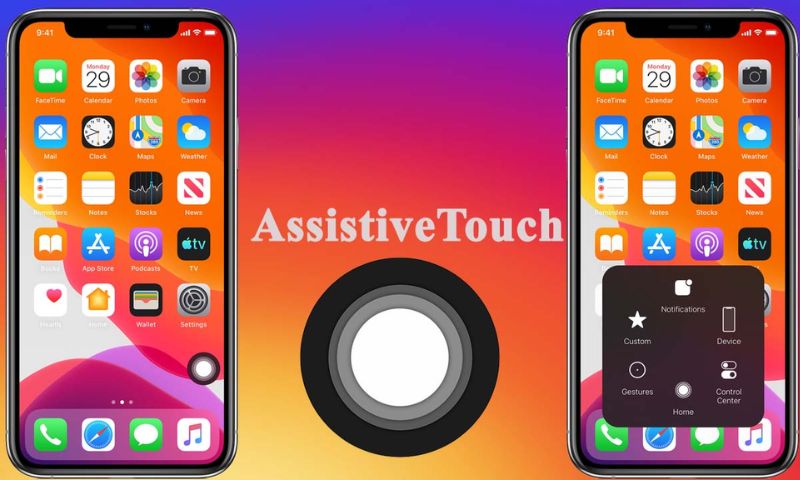 Bạn có thể sử dụng phím ảo trên iPhone hay điện thoại Android để mở điện thoại mà không cần nút nguồn