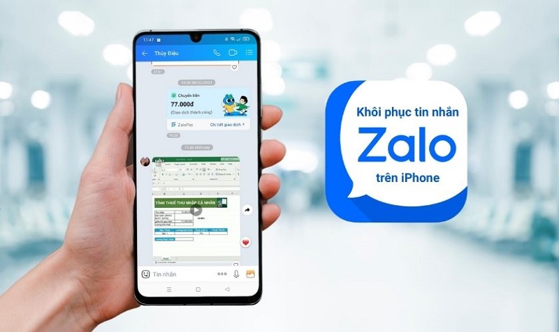 Khôi phục tin nhẵn đã xóa Zalo trên điện thoại dễ dàng
