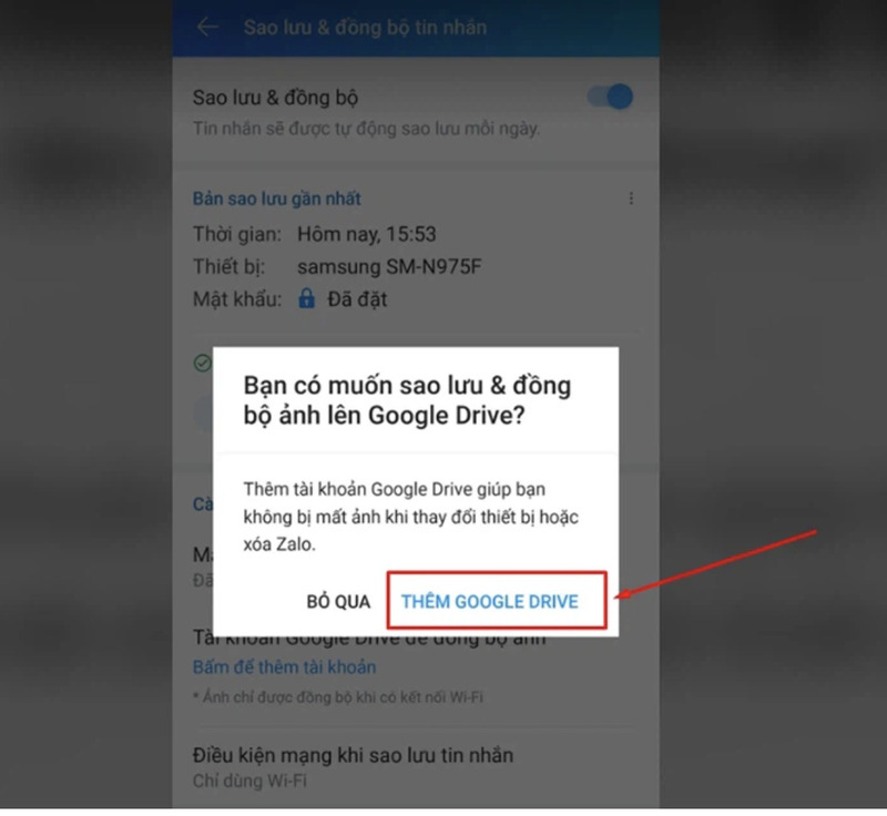 cách đồng bộ tin nhắn zalo trên điện thoại