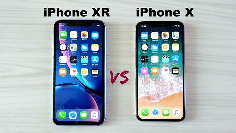Kích thước và độ phân giải iphone x vs iphone xr