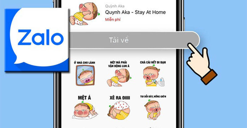 Cách sửa lỗi sticker Zalo không tải được trên điện thoại