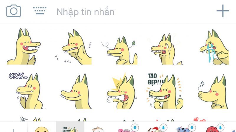 Pikalong- Sticker Zalo độc lạ