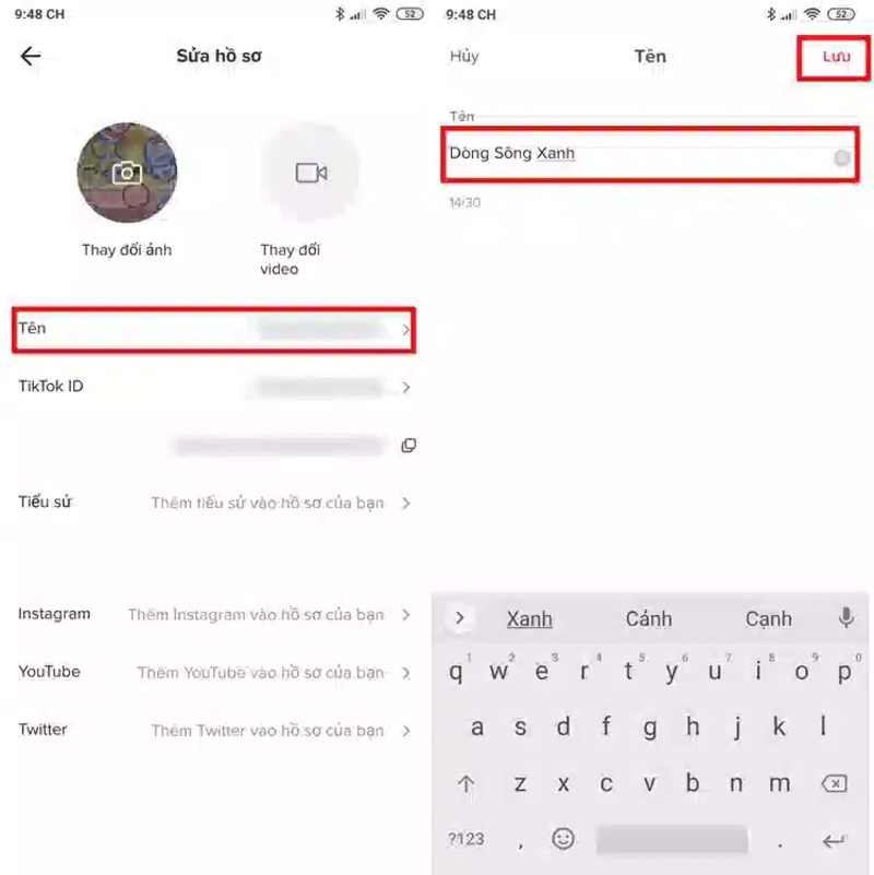 tên Tik Tok hay cho nữ cute