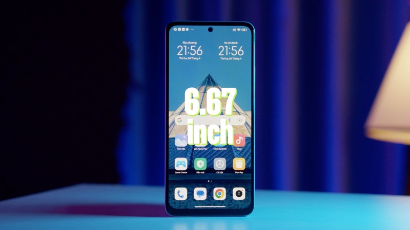 Màn hình AMOLED 120Hz cho trải nghiệm màn hình tốt hơn
