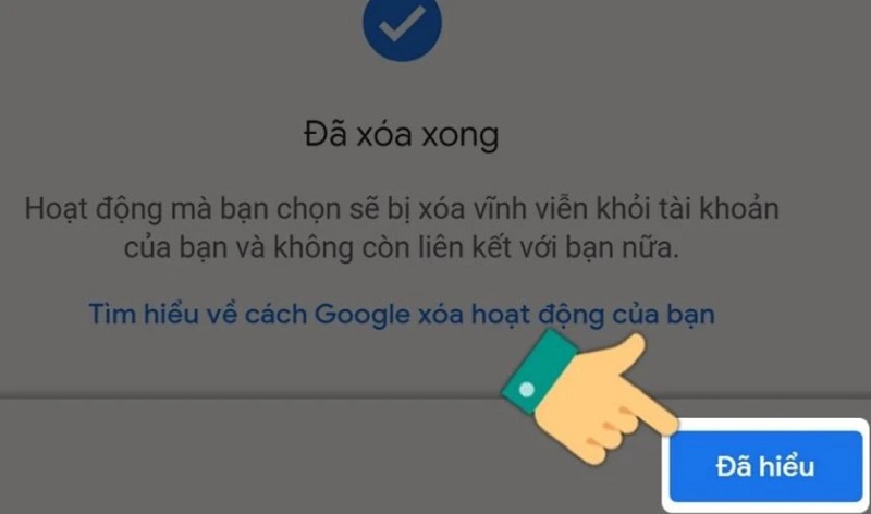 Xoá lịch sử tìm kiếm Google vĩnh viễn được không?