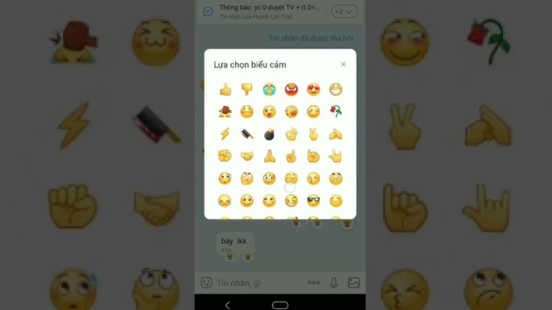 ý nghĩa biểu tượng cảm xúc trên zalo