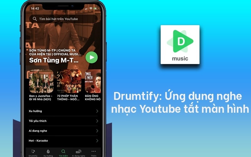 Sử dụng miễn phí và nghe nhạc hot trên iPhone