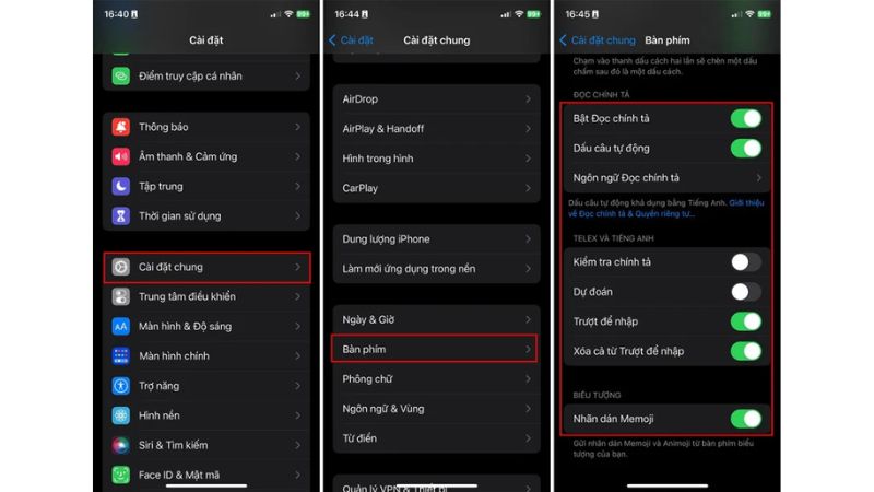 bàn phím iphone bị lag