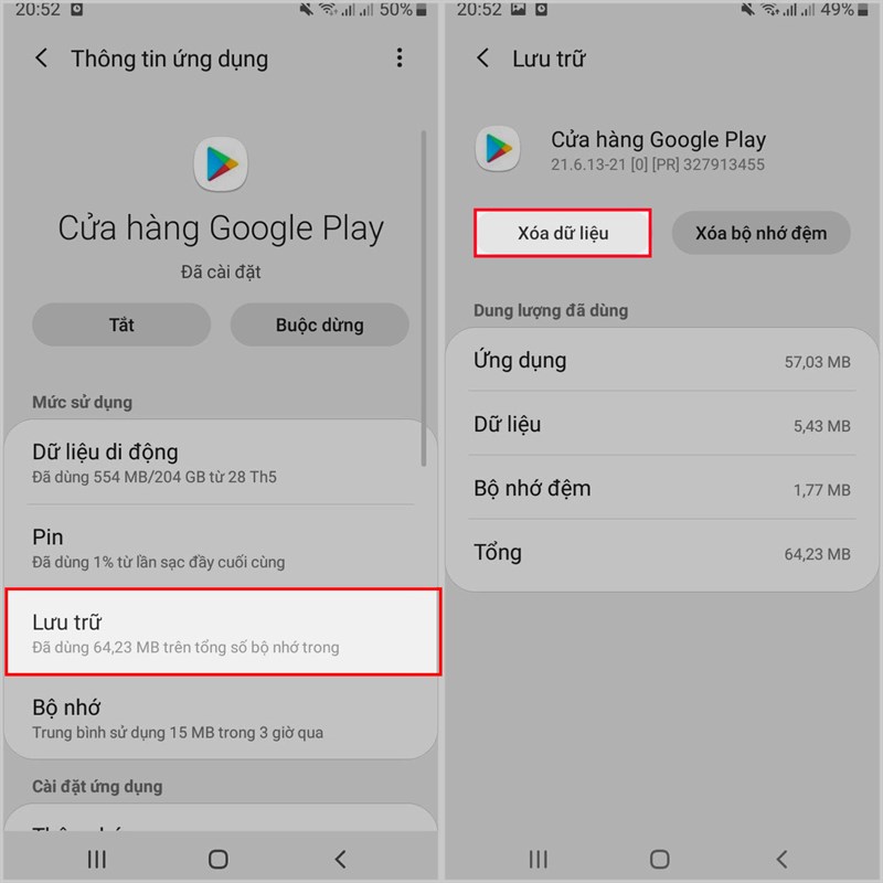 cách chuyển vùng CH Play