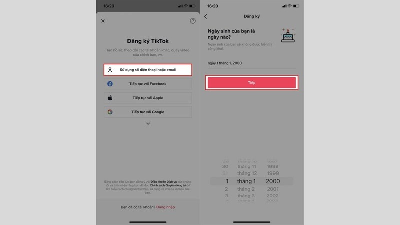 cách chỉnh ngày sinh trên tiktok