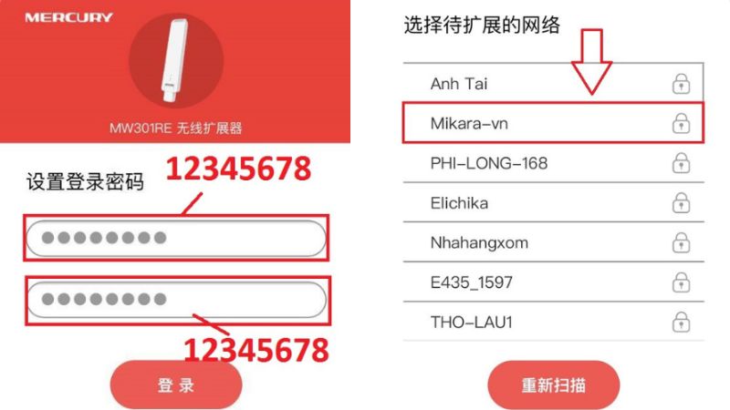 cách kết nối cục kích wifi mercury
