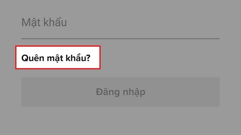 lấy lại tài khoản TikTok bằng Email