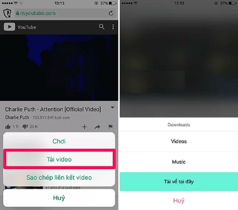 Cách tải phim về điện thoại