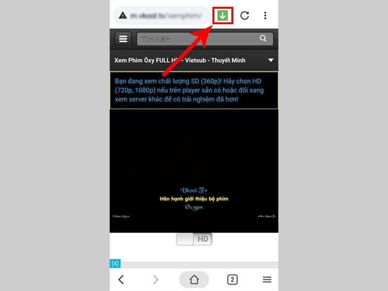Cách tải phim về điện thoại