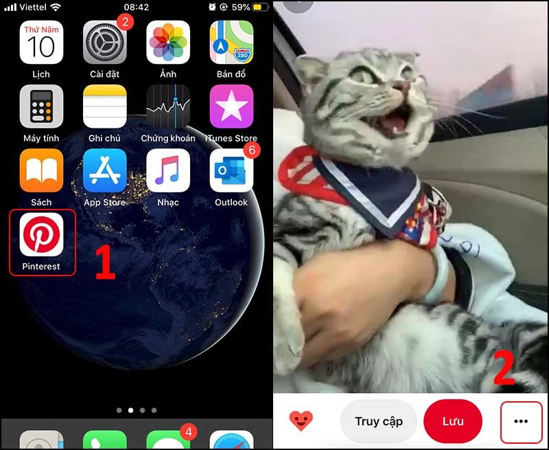 Tải video Pinterest