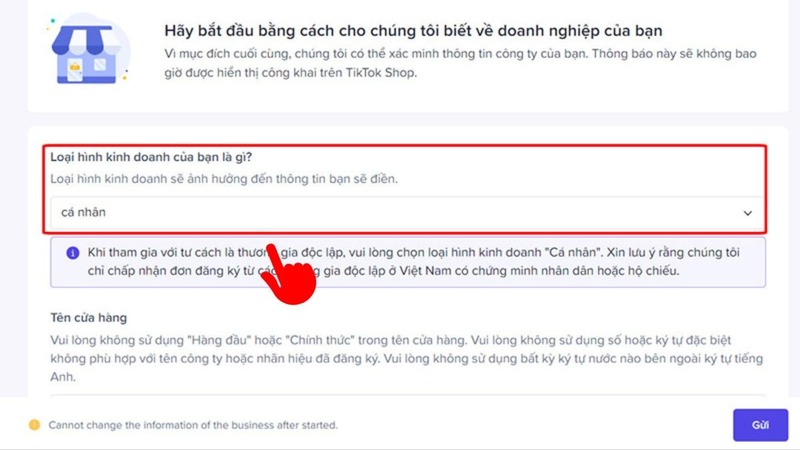 Cách tạo giỏ hàng trên TikTok