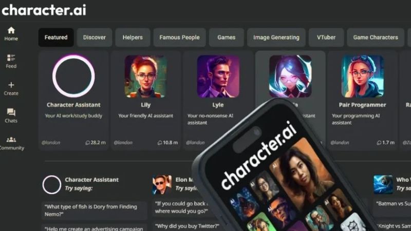 character ai tiếng việt