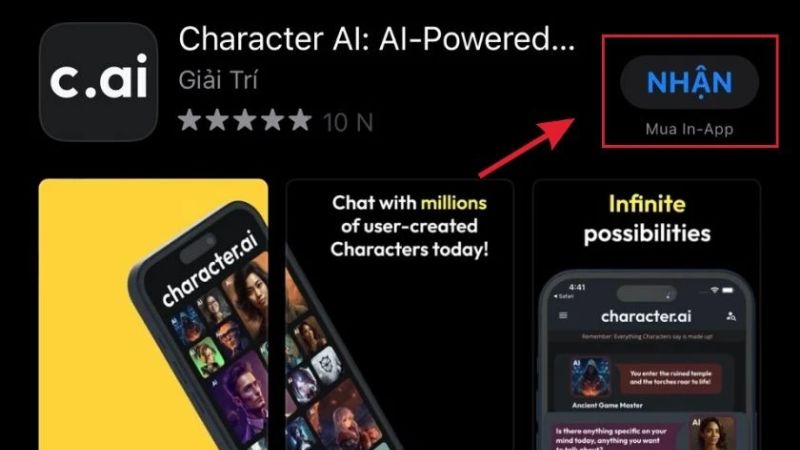 character ai tiếng việt