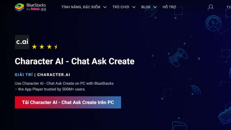 character ai tiếng việt