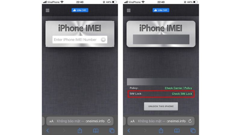 check imei iphone lock hay quốc tế