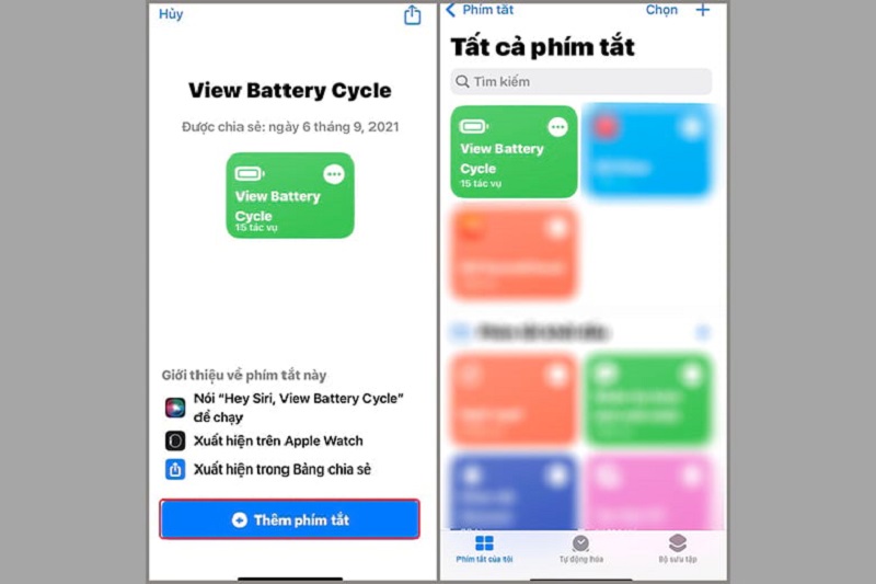 Phím tắt giúp bạn biết được số lần sạc