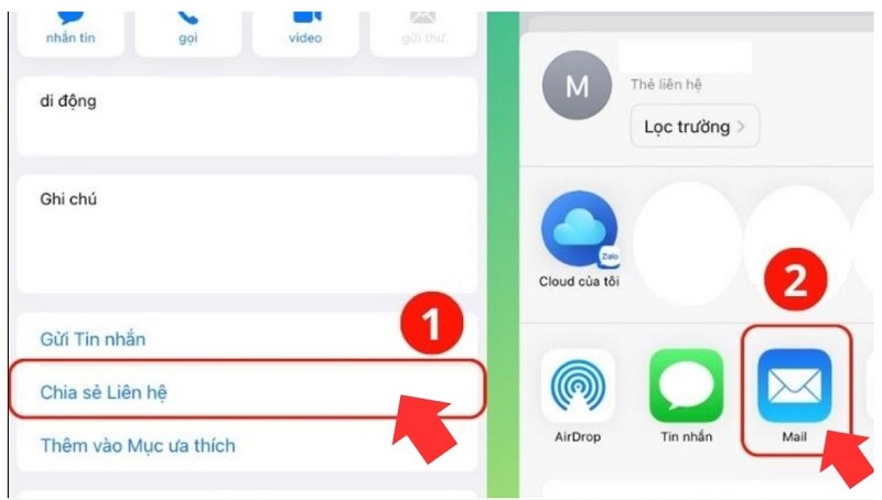 Chuyển danh bạ từ iPhone sang sim bằng email