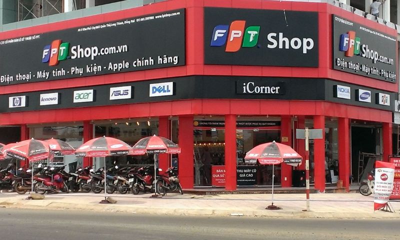 FPT Shop với chuỗi cửa hàng trải dài khắp toàn quốc