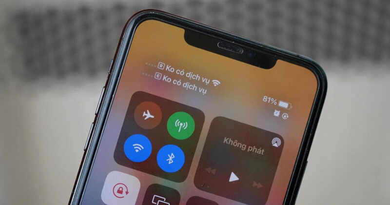 iphone bị mất sóng không có dịch vụ