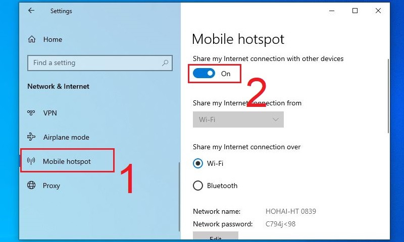 Cách kết nối 2 máy tính Windows 10 với nhau qua WiFi