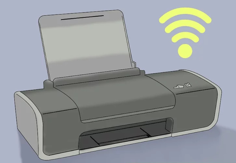 kết nối máy in qua wifi