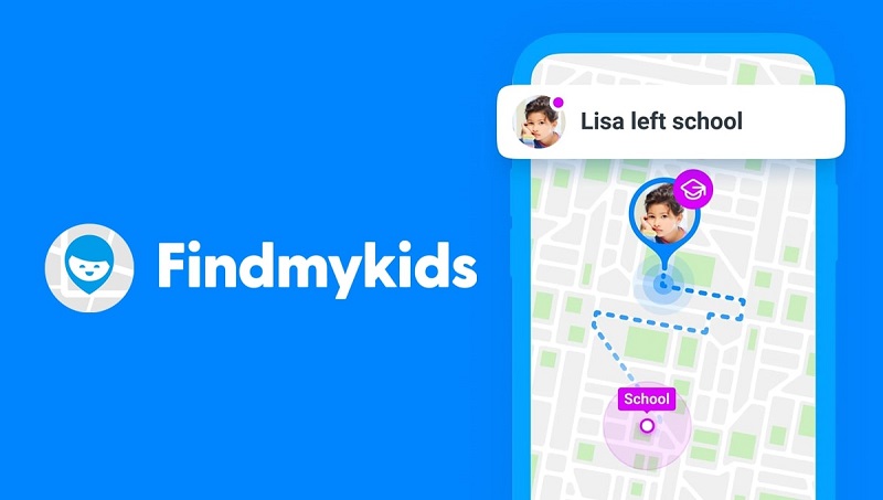 Nhờ vào định vị GPS mà bạn sẽ thấy được bé trên bản đồ