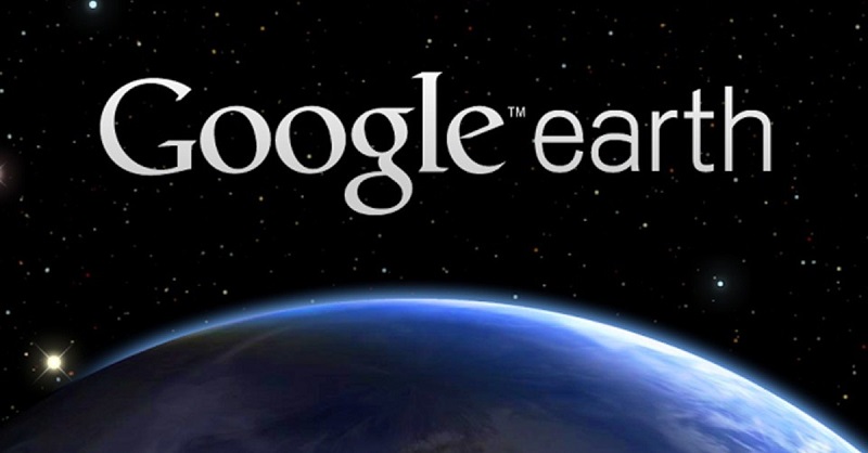 Truy cập vào Google Earth để biết được vị trí