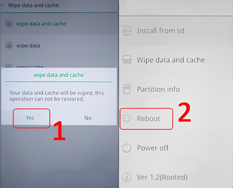Oppo bị treo logo không vào được Recovery